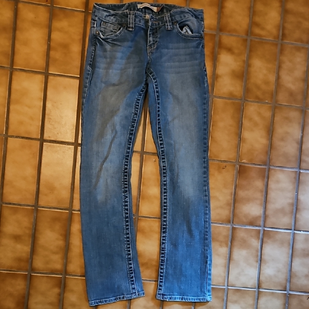 Aeropostale Women's Medium Blue Skinny Jeans